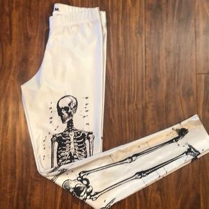 Lux Leggings With Skeletons.